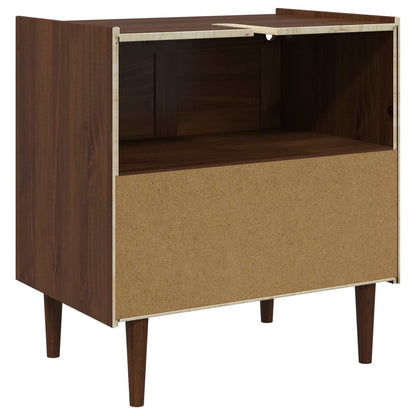 vidaXL Sink Cabinet BILBAO Dark Caramel 75 x 50 x 80 cm