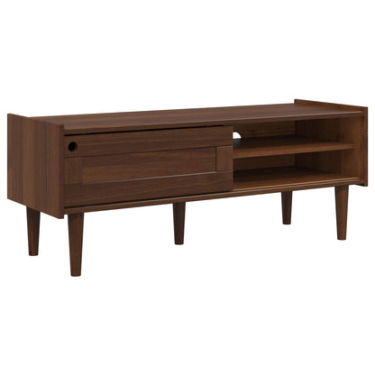 vidaXL TV Cabinet BILBAO 114 x 40 x 45 cm Dark Caramel