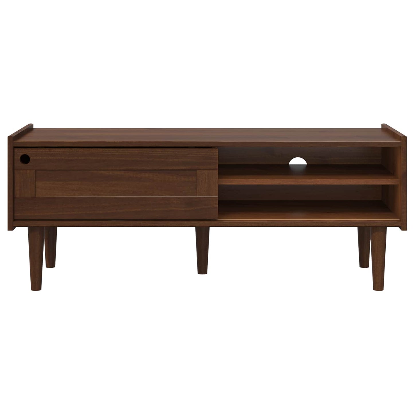vidaXL TV Cabinet BILBAO 114 x 40 x 45 cm Dark Caramel