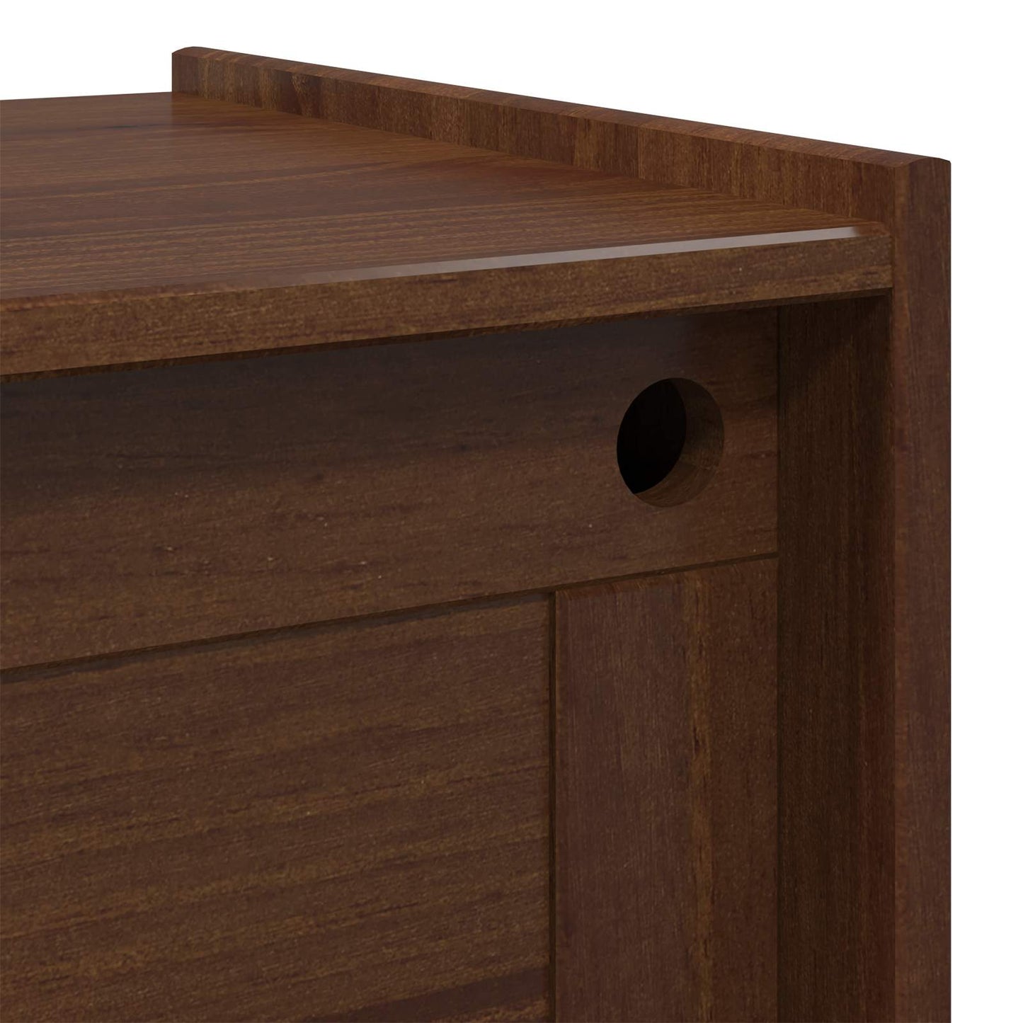 vidaXL Console Table BILBAO Dark Caramel 80 x 40 x 95 cm