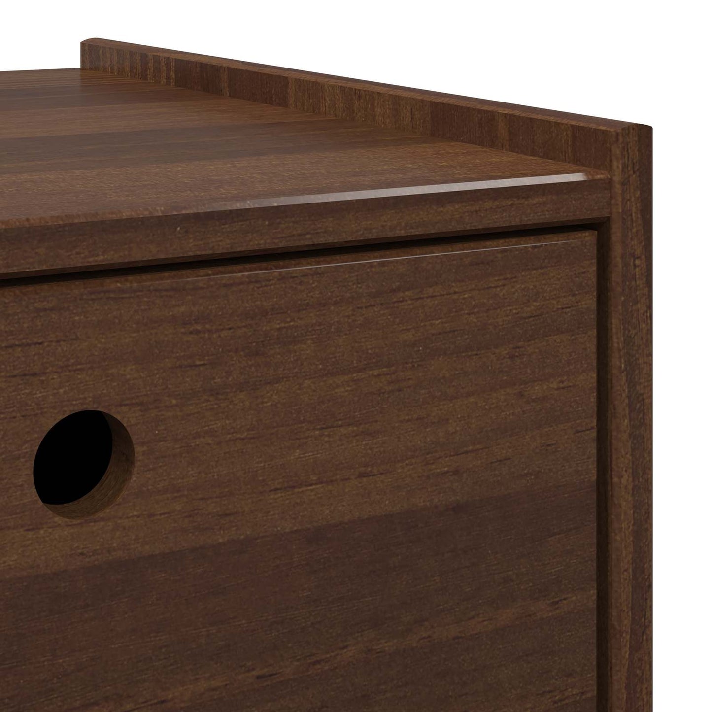 vidaXL Chest of Drawers BILBAO Dark Caramel 90 x 45 x 89 cm