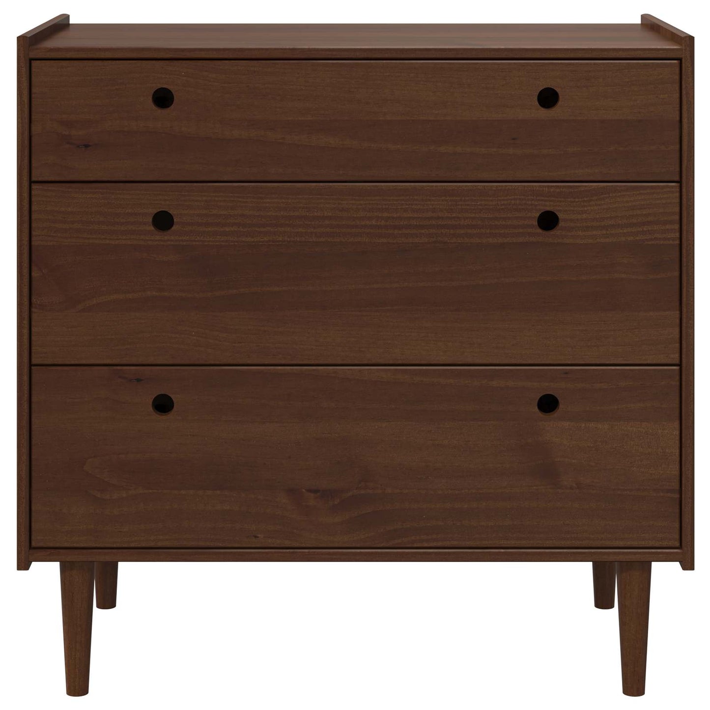 vidaXL Chest of Drawers BILBAO Dark Caramel 90 x 45 x 89 cm