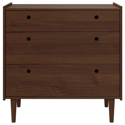 vidaXL Chest of Drawers BILBAO Dark Caramel 90 x 45 x 89 cm