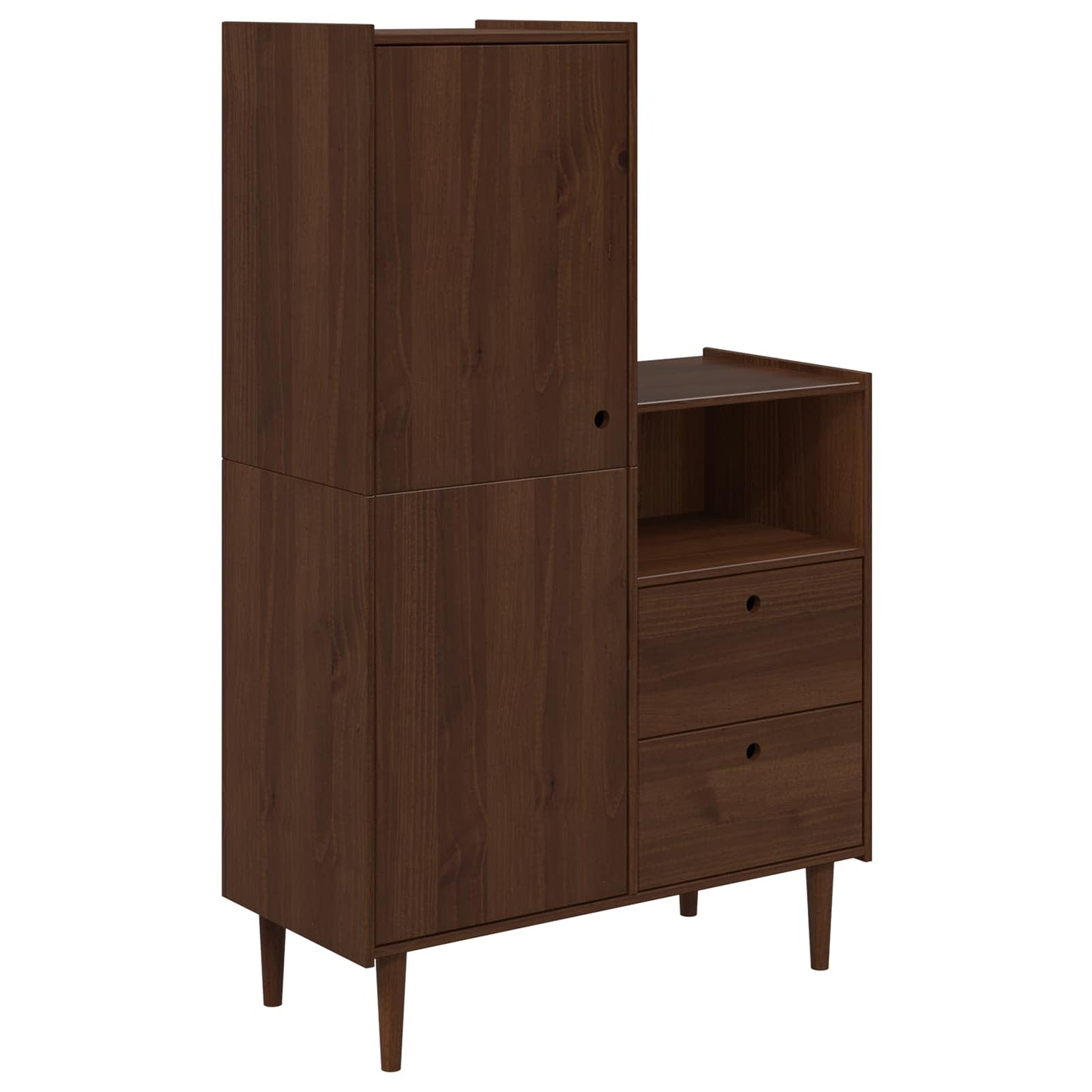 vidaXL Cupboard BILBAO Caramel 100 x 45 x 160 cm