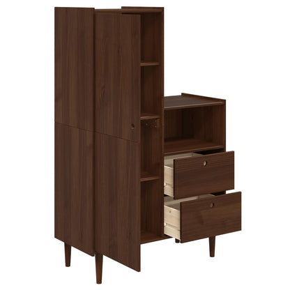 vidaXL Cupboard BILBAO Caramel 100 x 45 x 160 cm