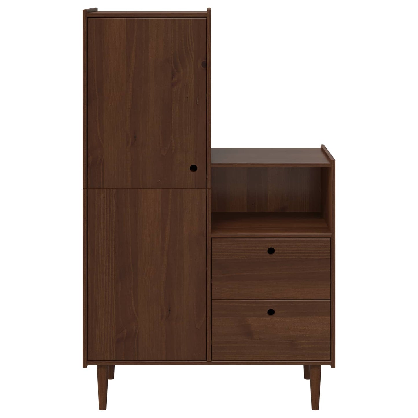vidaXL Cupboard BILBAO Caramel 100 x 45 x 160 cm