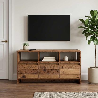 vidaXL TV Cabinet 102 x 37.5 x 52.5 cm Old Wood Engineered Wood