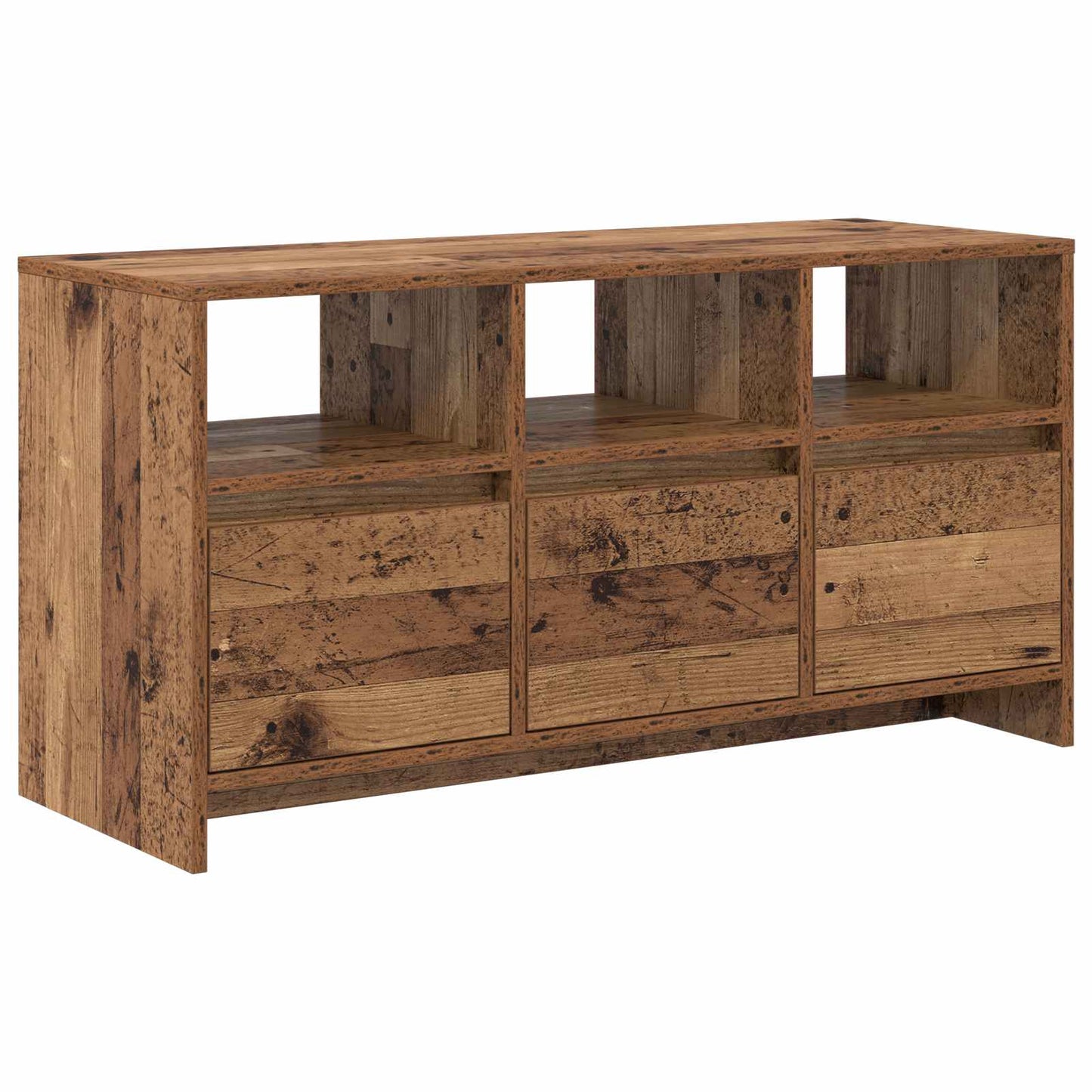 vidaXL TV Cabinet 102 x 37.5 x 52.5 cm Oak Wood Engineered Wood
