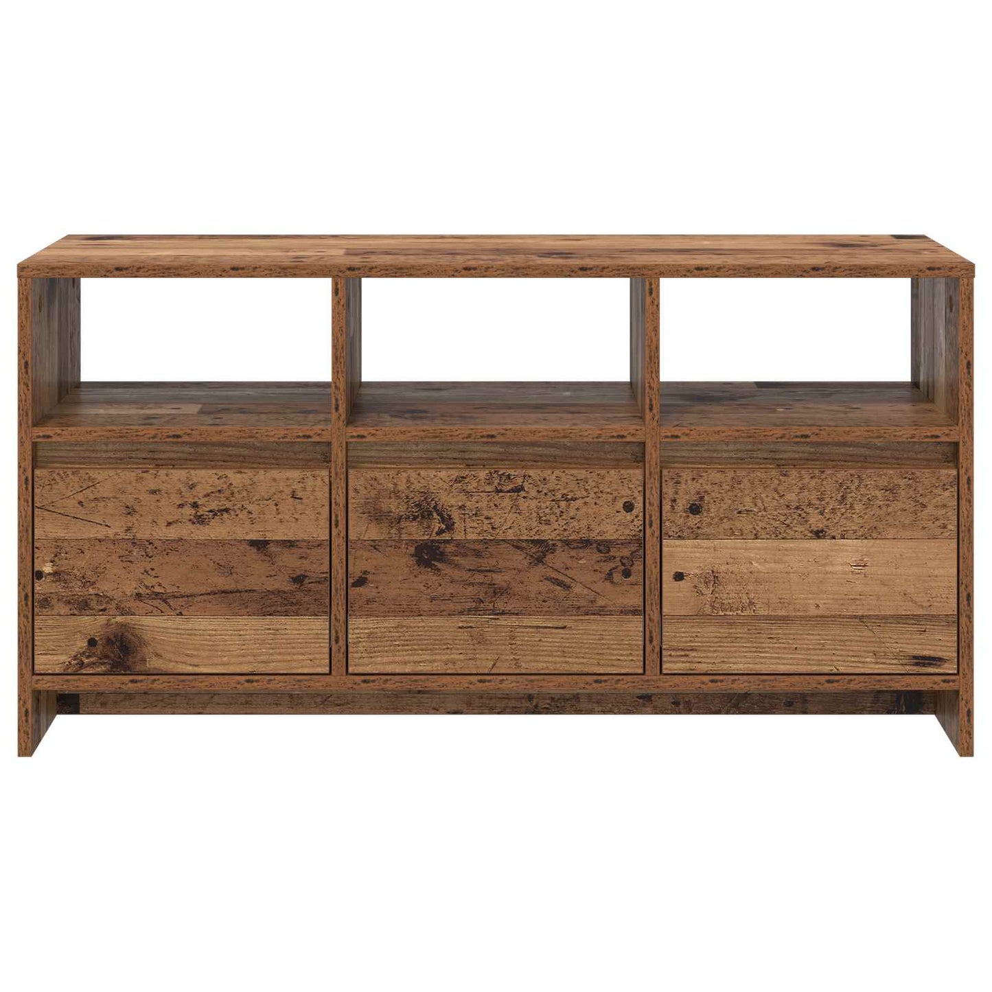 vidaXL TV Cabinet 102 x 37.5 x 52.5 cm Oak Wood Engineered Wood
