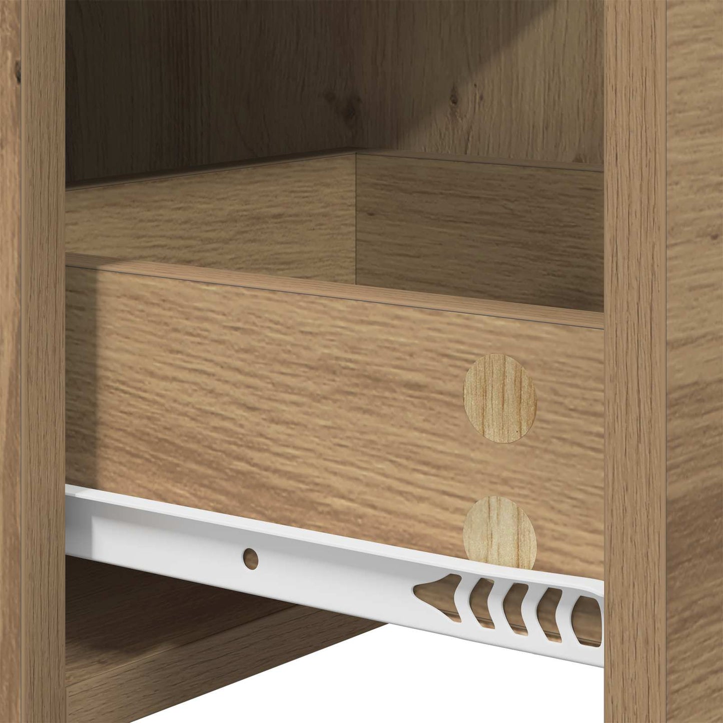 vidaXL TV Cabinet 102 x 37.5 x 52.5 cm Artisan Oak Engineered Wood