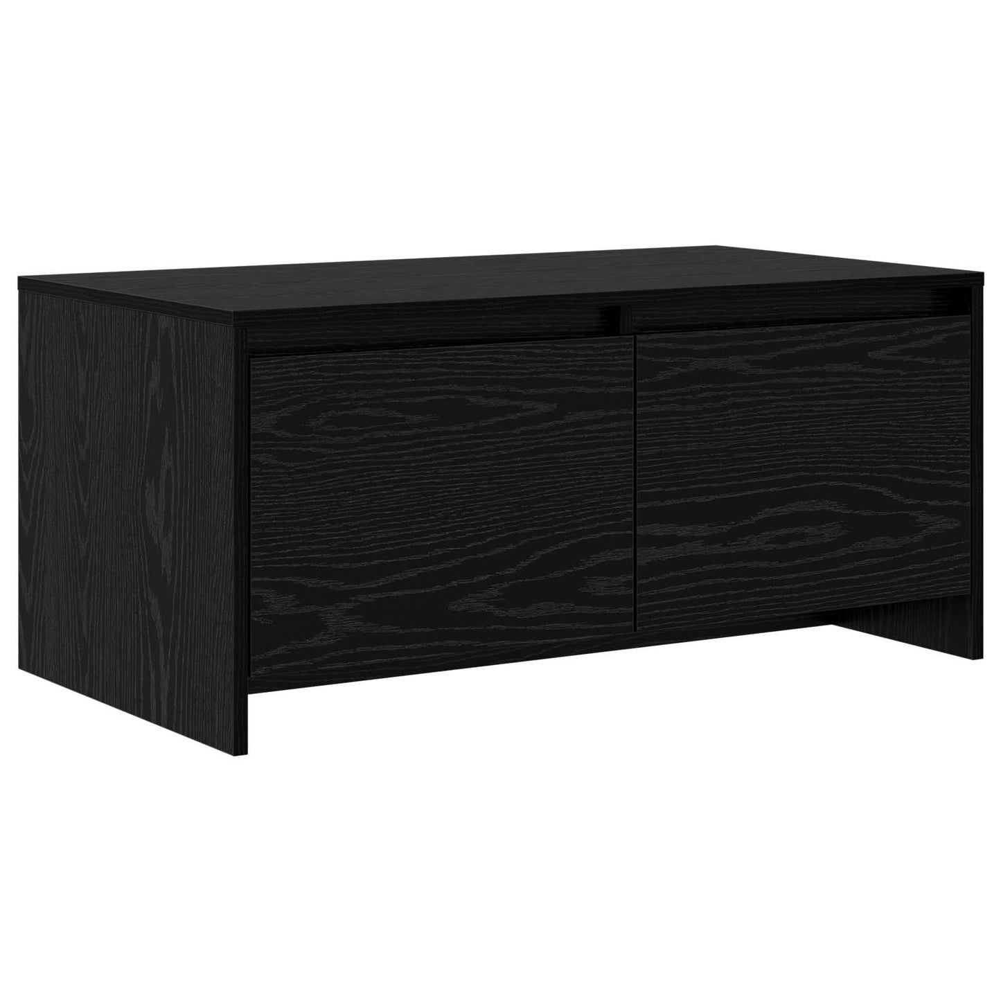 vidaXL Coffee Table Black Oak 90 x 50 x 41.5 cm Engineered Wood