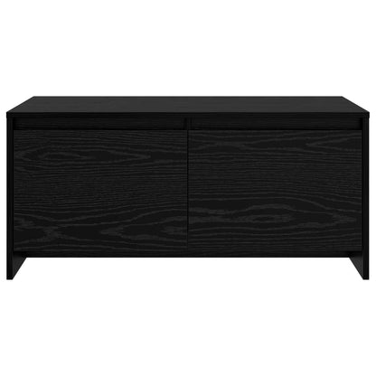 vidaXL Coffee Table Black Oak 90 x 50 x 41.5 cm Engineered Wood