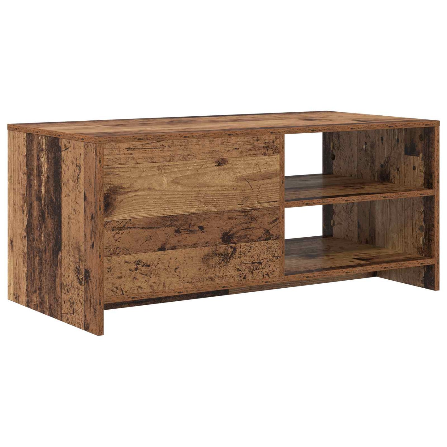 vidaXL Coffee Table Oak Wood 102 x 50 x 45 cm Engineered Wood