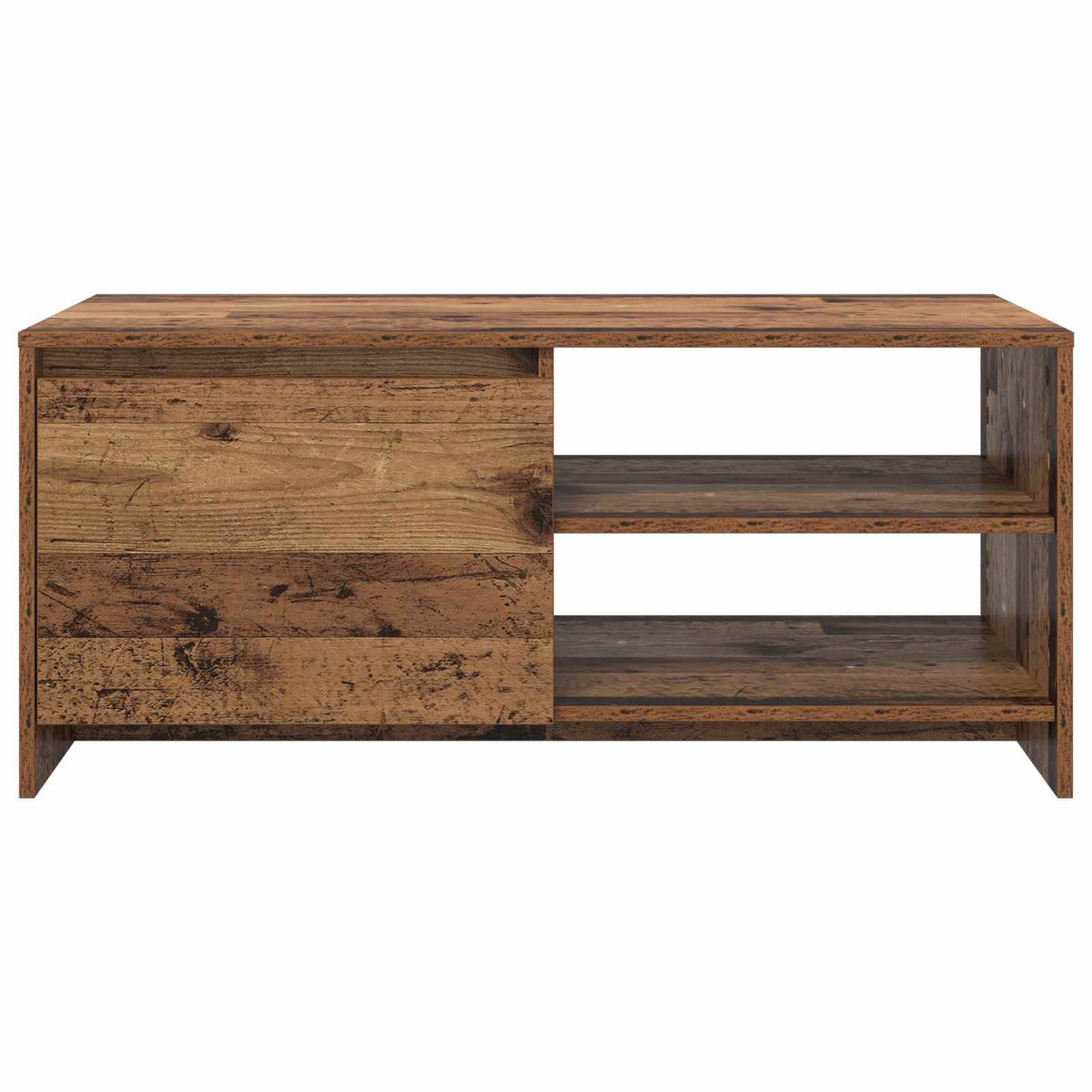 vidaXL Coffee Table Old Wood 102 x 50 x 45 cm Engineered Wood
