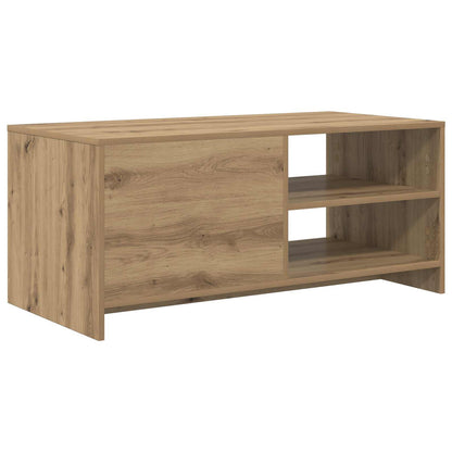 vidaXL Coffee Table Artisan Oak 102 x 50 x 45 cm Engineered Wood