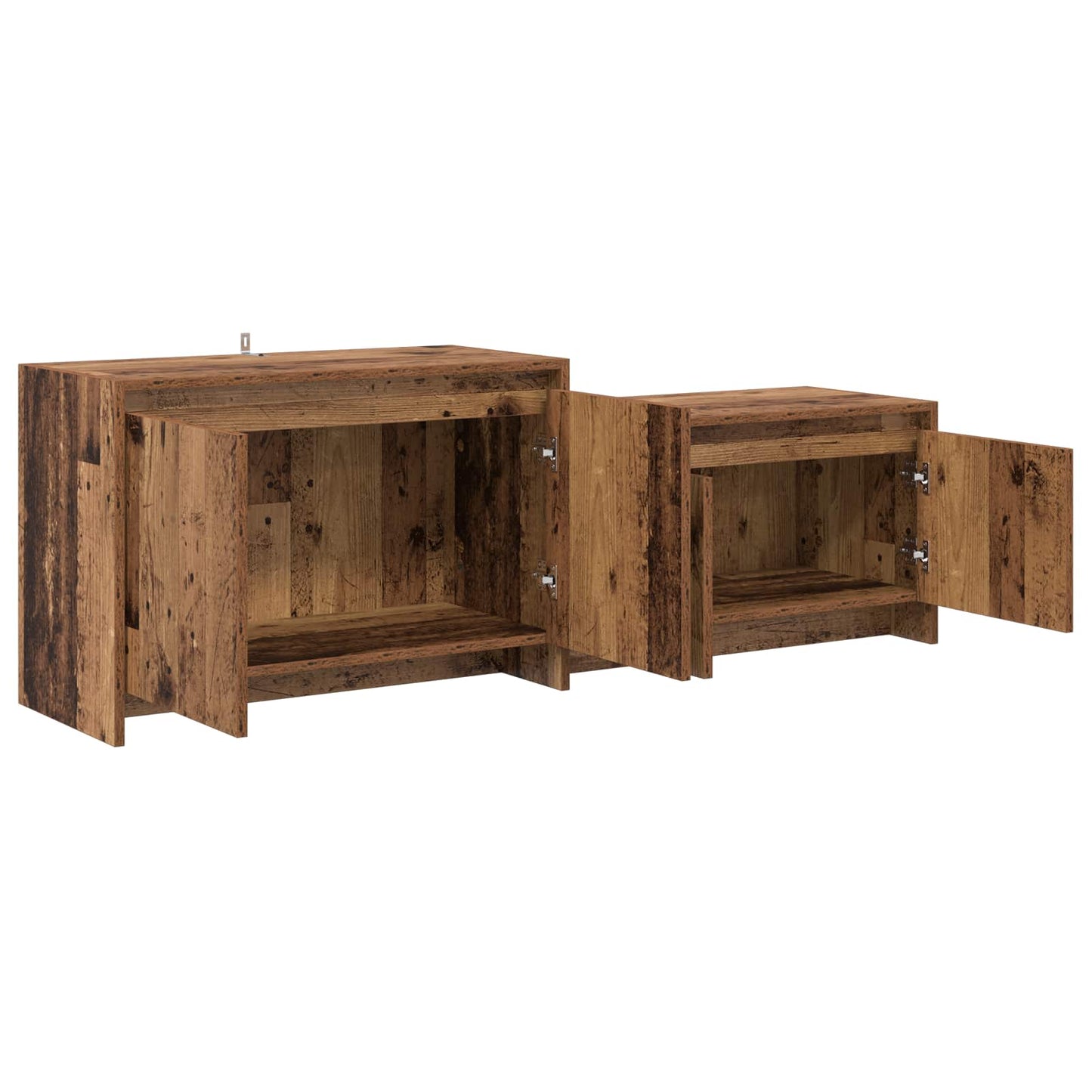 vidaXL TV Cabinet 147 x 35 x 50 cm Oak Wood Engineered Wood