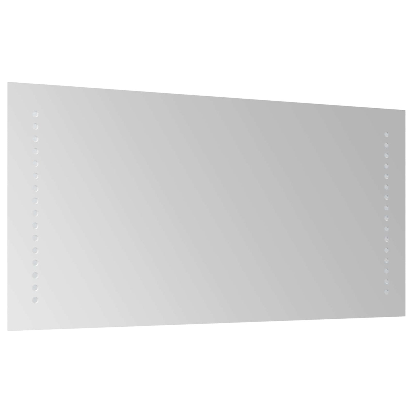 vidaXL LED Bathroom Mirror Transparent 30 x 60 cm Tempered Glass
