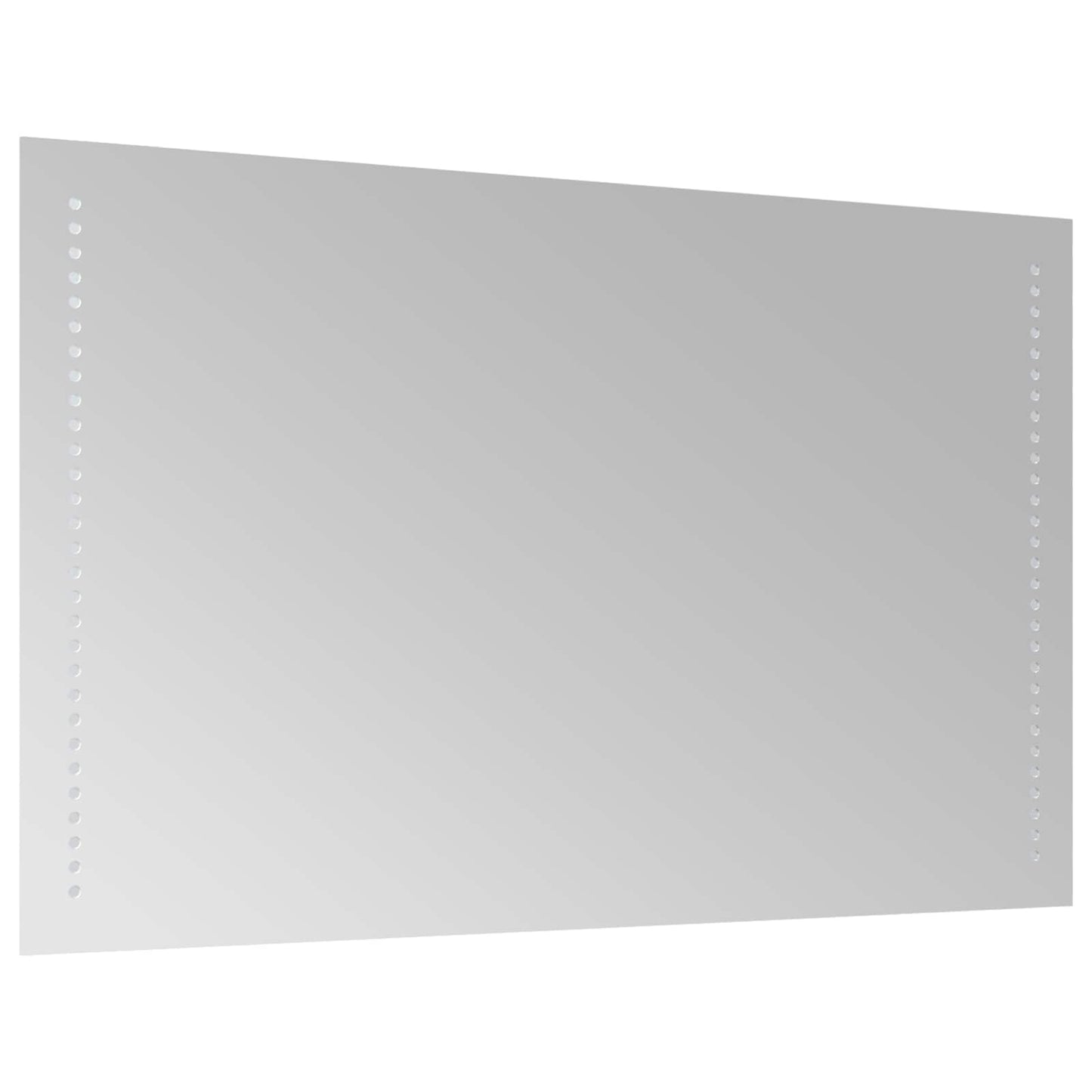 vidaXL LED Bathroom Mirror Transparent 50 x 80 cm Tempered Glass