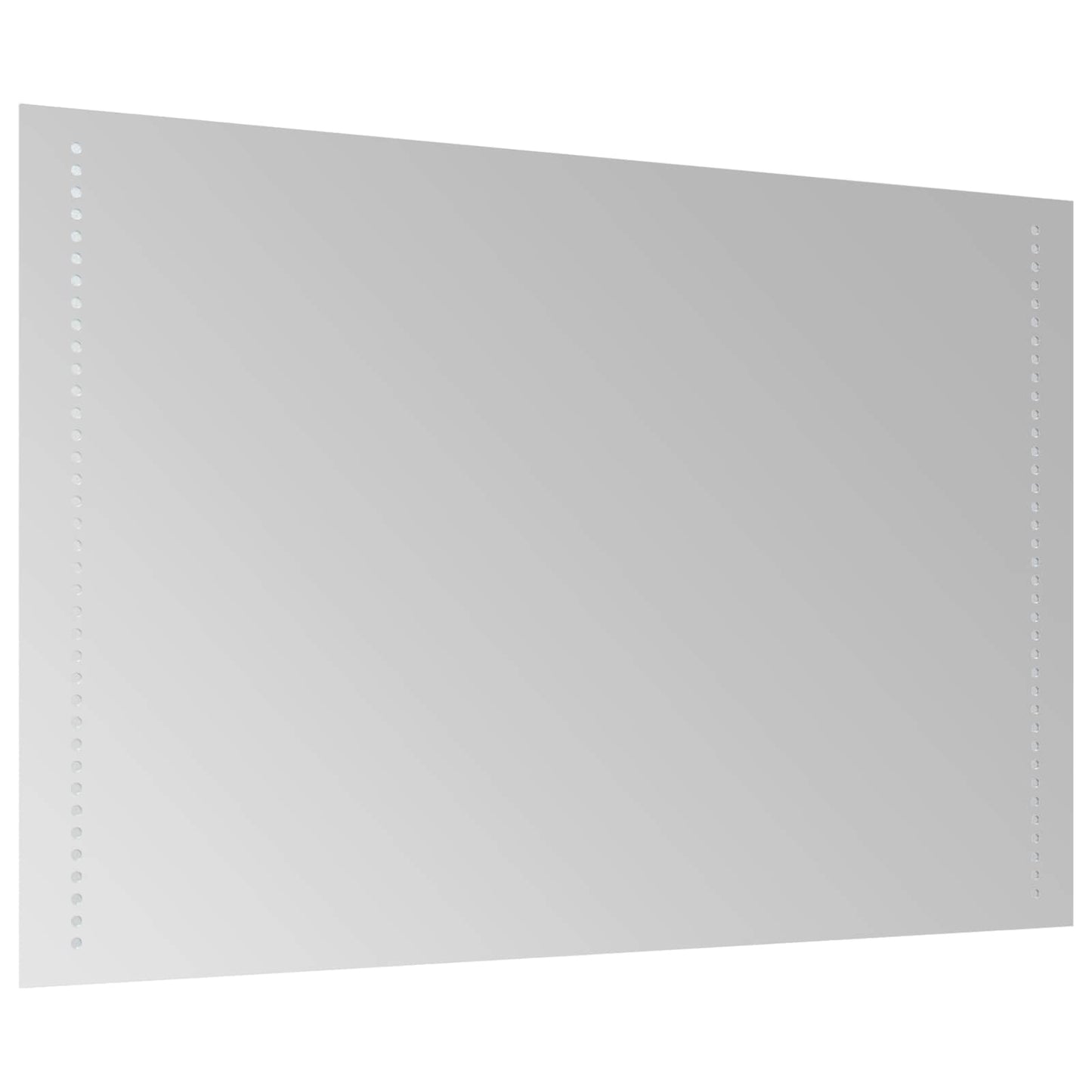 vidaXL LED Bathroom Mirror Transparent 60 x 90 cm Tempered Glass
