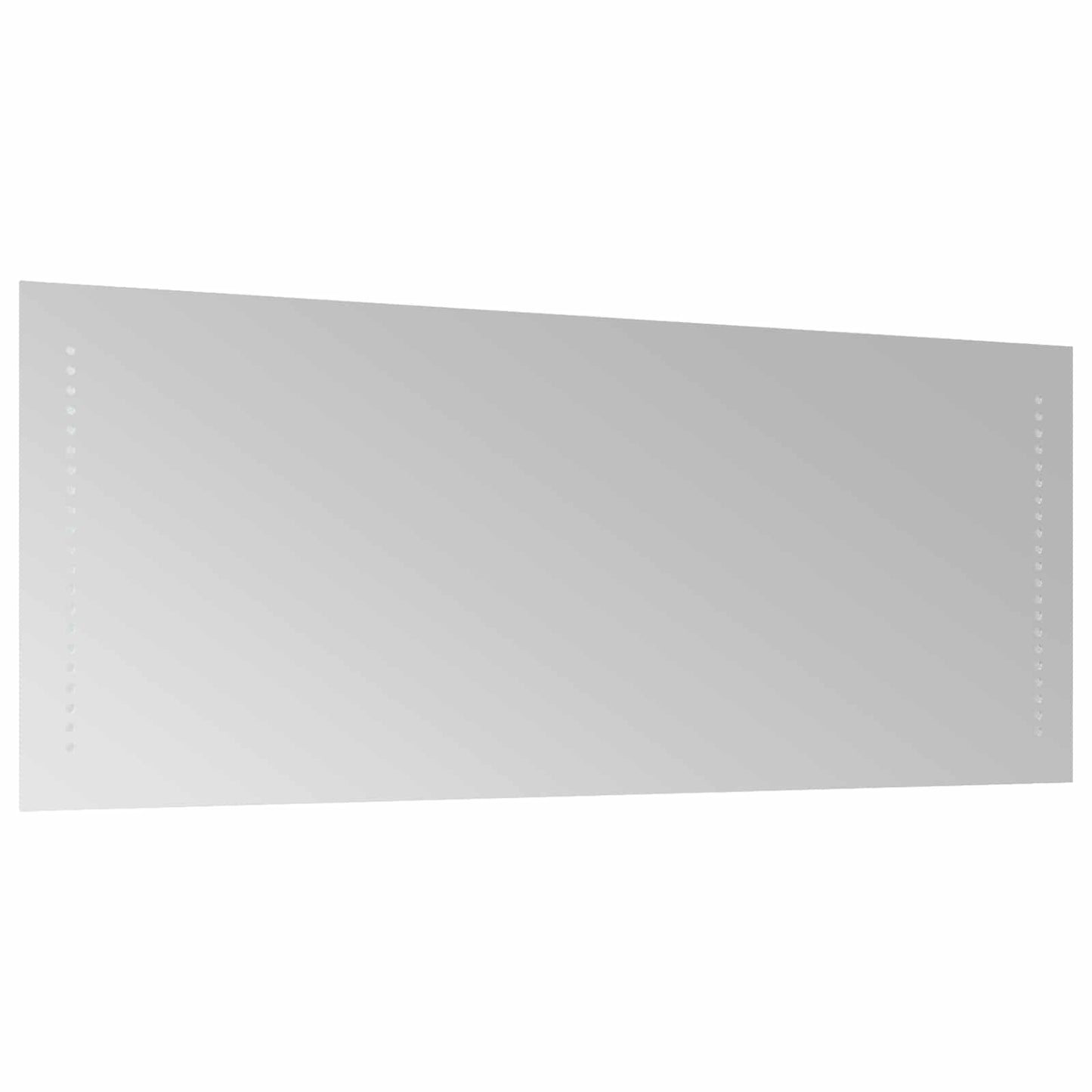 vidaXL LED Bathroom Mirror Transparent 40 x 10 cm Tempered Glass