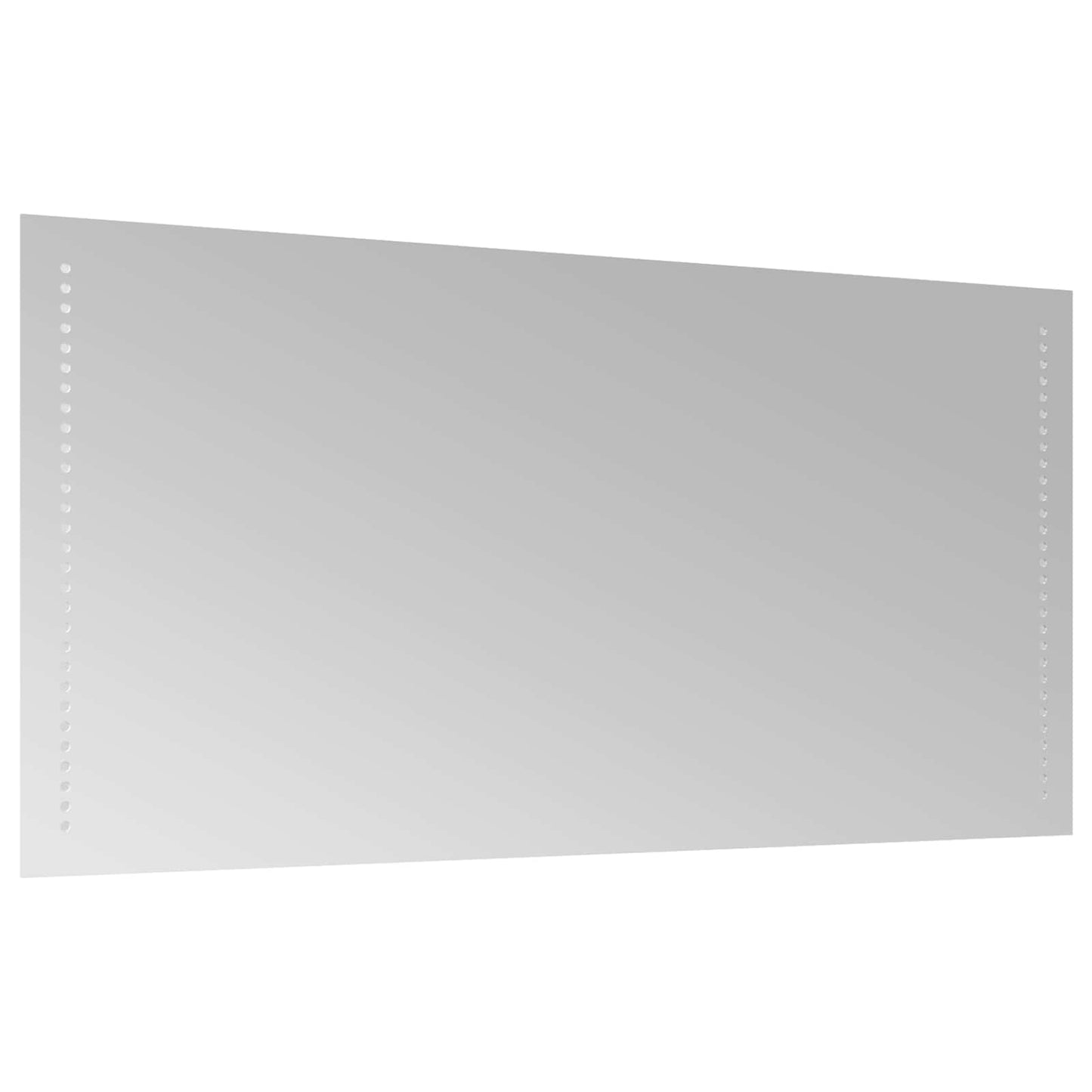 vidaXL LED Bathroom Mirror Transparent 50 x 10 cm Tempered Glass