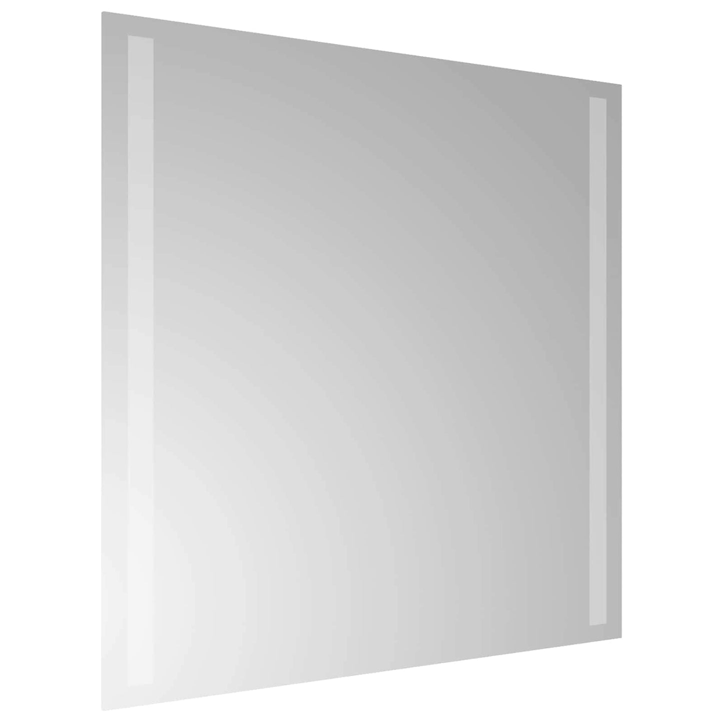 vidaXL LED Bathroom Mirror Transparent 50 x 50 cm Tempered Glass