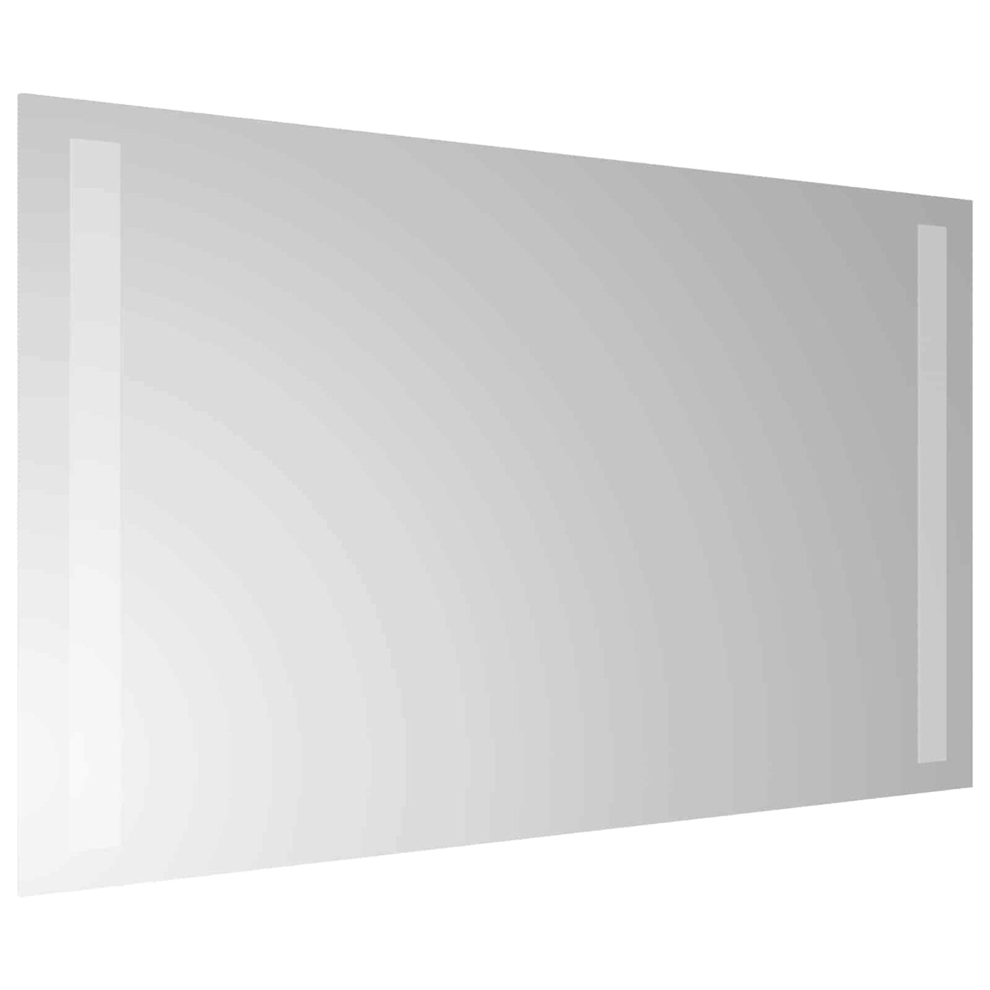 vidaXL LED Bathroom Mirror Transparent 60 x 30 cm Tempered Glass
