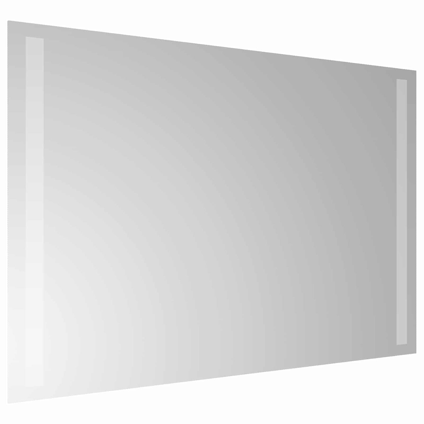 vidaXL LED Bathroom Mirror Transparent 60 x 40 cm Tempered Glass