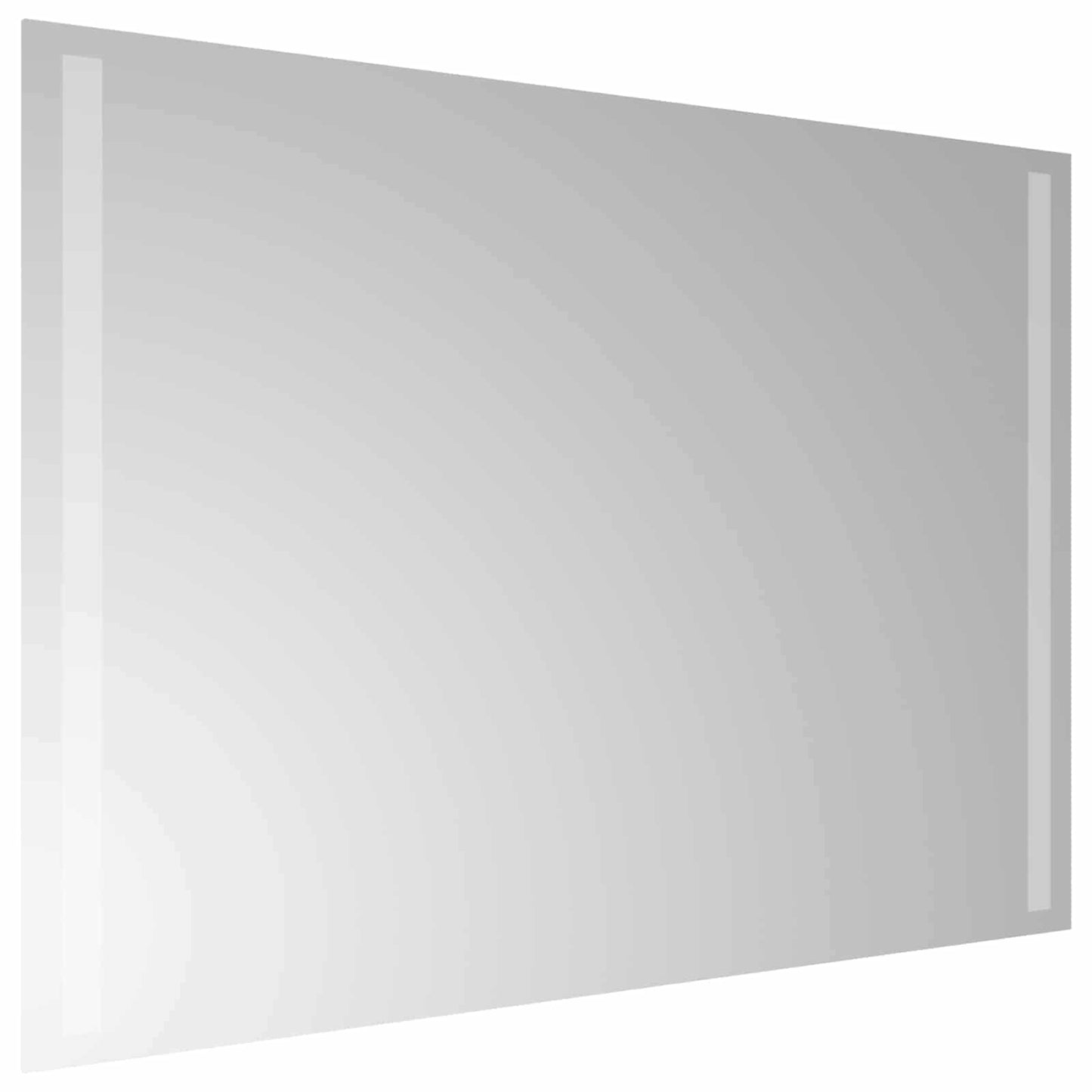 vidaXL LED Bathroom Mirror Transparent 70 x 50 cm Tempered Glass
