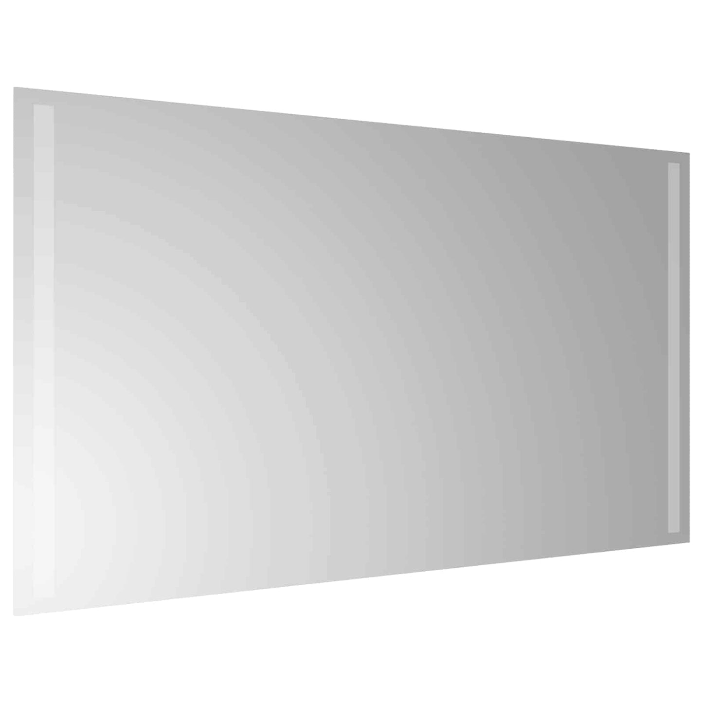 vidaXL LED Bathroom Mirror Transparent 90 x 50 cm Tempered Glass