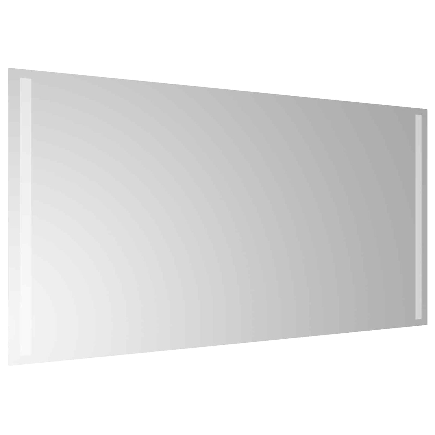 vidaXL LED Bathroom Mirror Transparent 100 x 50 cm Tempered Glass