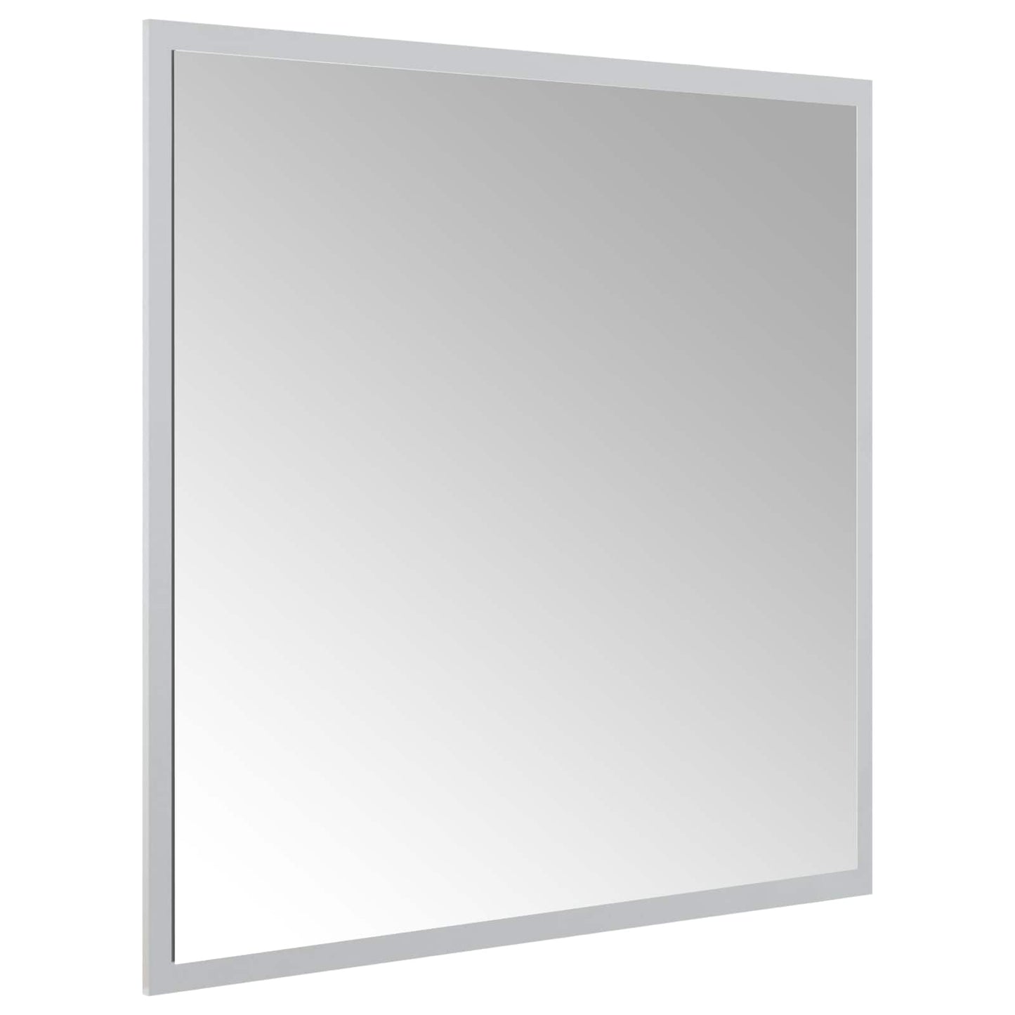 vidaXL LED Bathroom Mirror Transparent 60 x 60 cm Tempered Glass