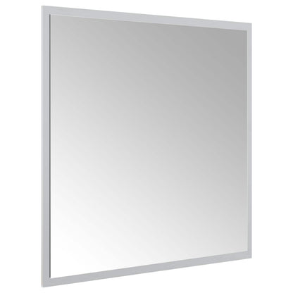 vidaXL LED Bathroom Mirror Transparent 60 x 60 cm Tempered Glass