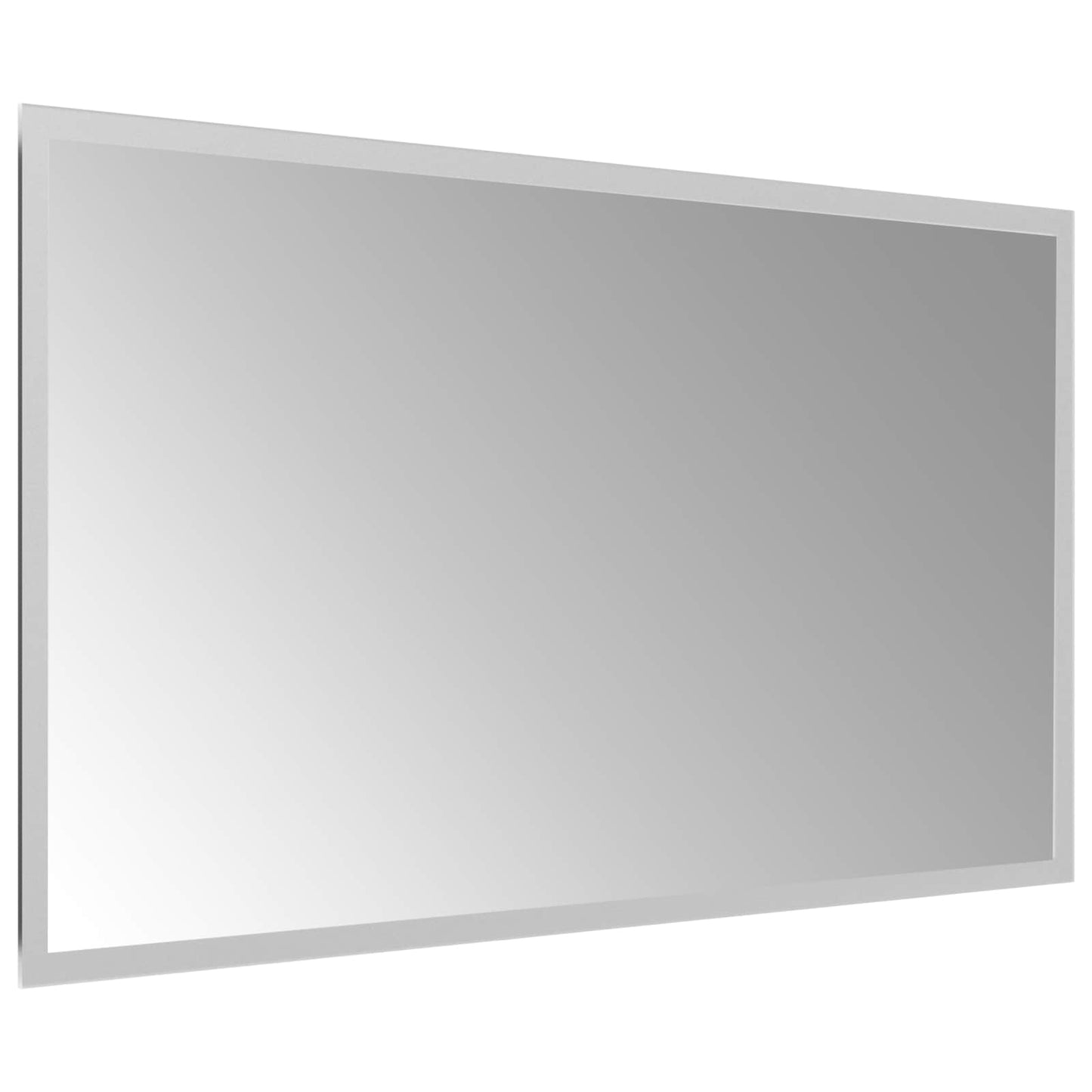 vidaXL LED Bathroom Mirror Transparent 70 x 40 cm Tempered Glass