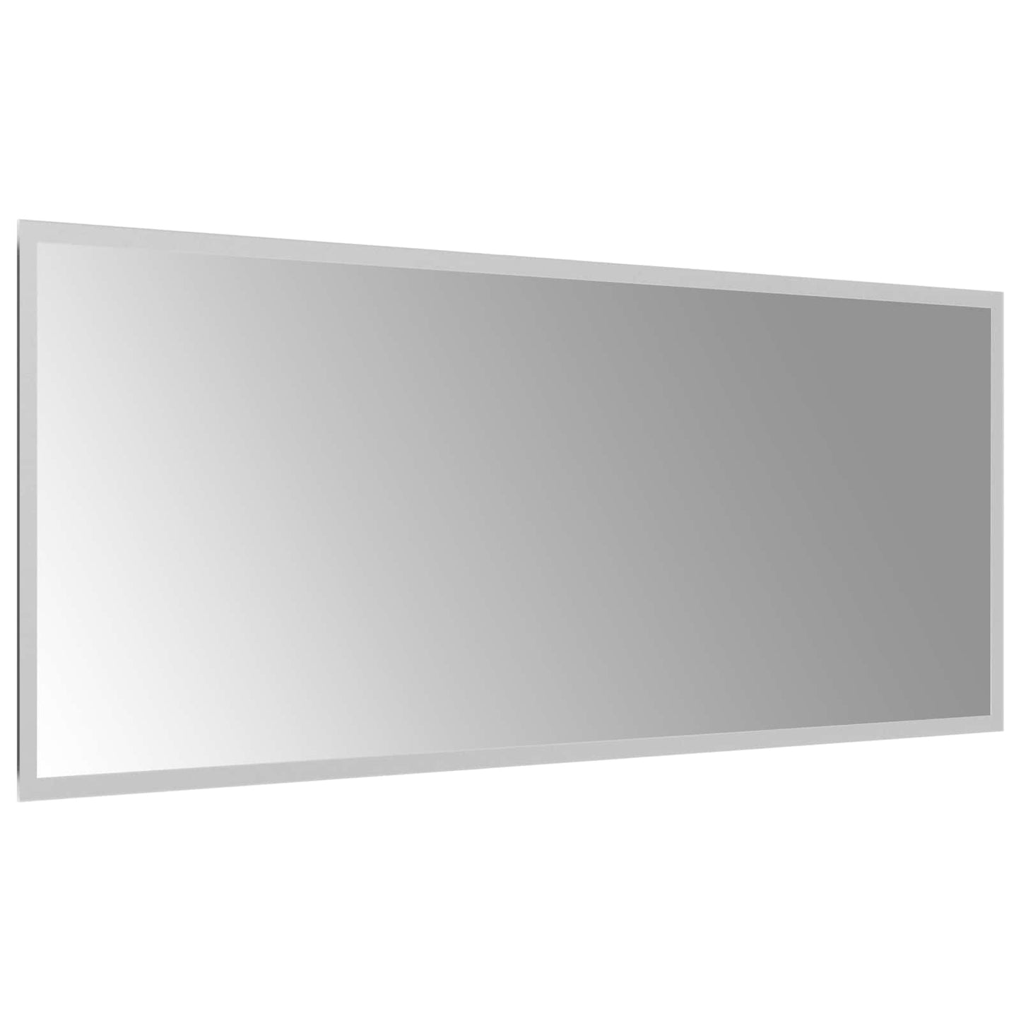 vidaXL LED Bathroom Mirror Transparent 100 x 40 cm Tempered Glass