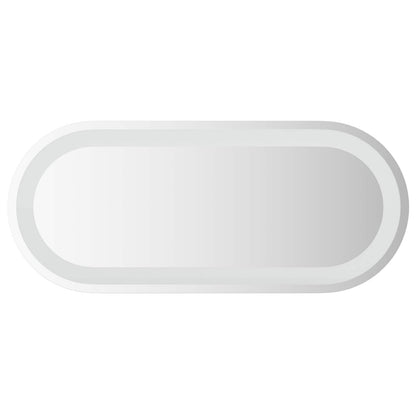 vidaXL LED Bathroom Mirror Transparent 70 x 30 cm Tempered Glass
