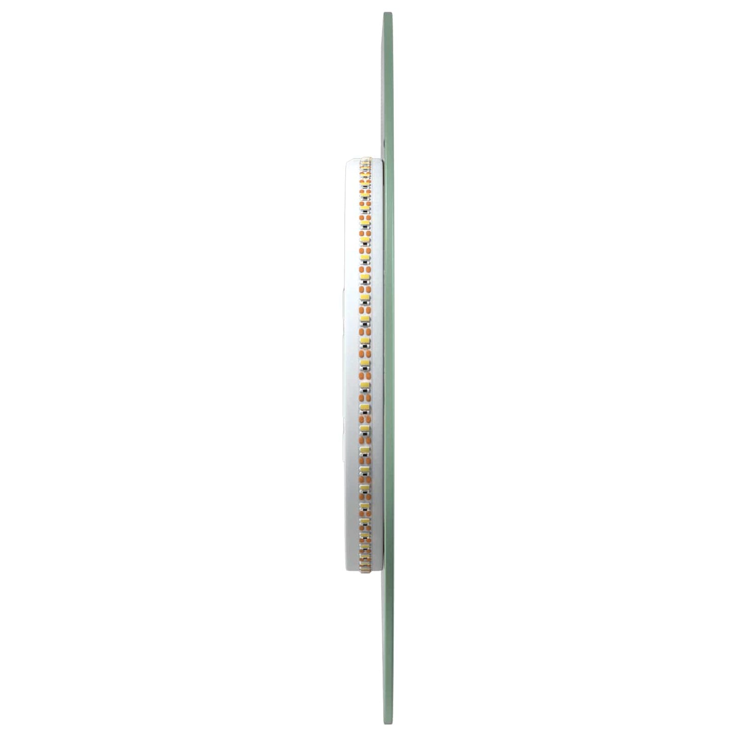 vidaXL LED Bathroom Mirror Transparent 70 x 30 cm Tempered Glass
