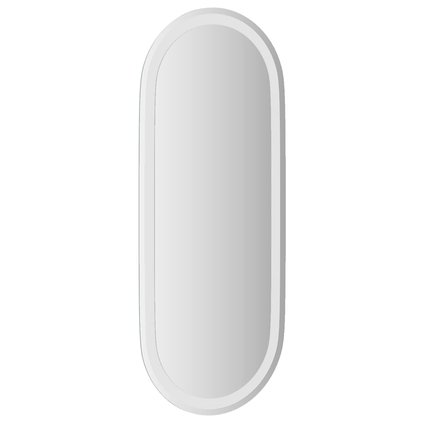vidaXL LED Bathroom Mirror Transparent 90 x 40 cm Tempered Glass