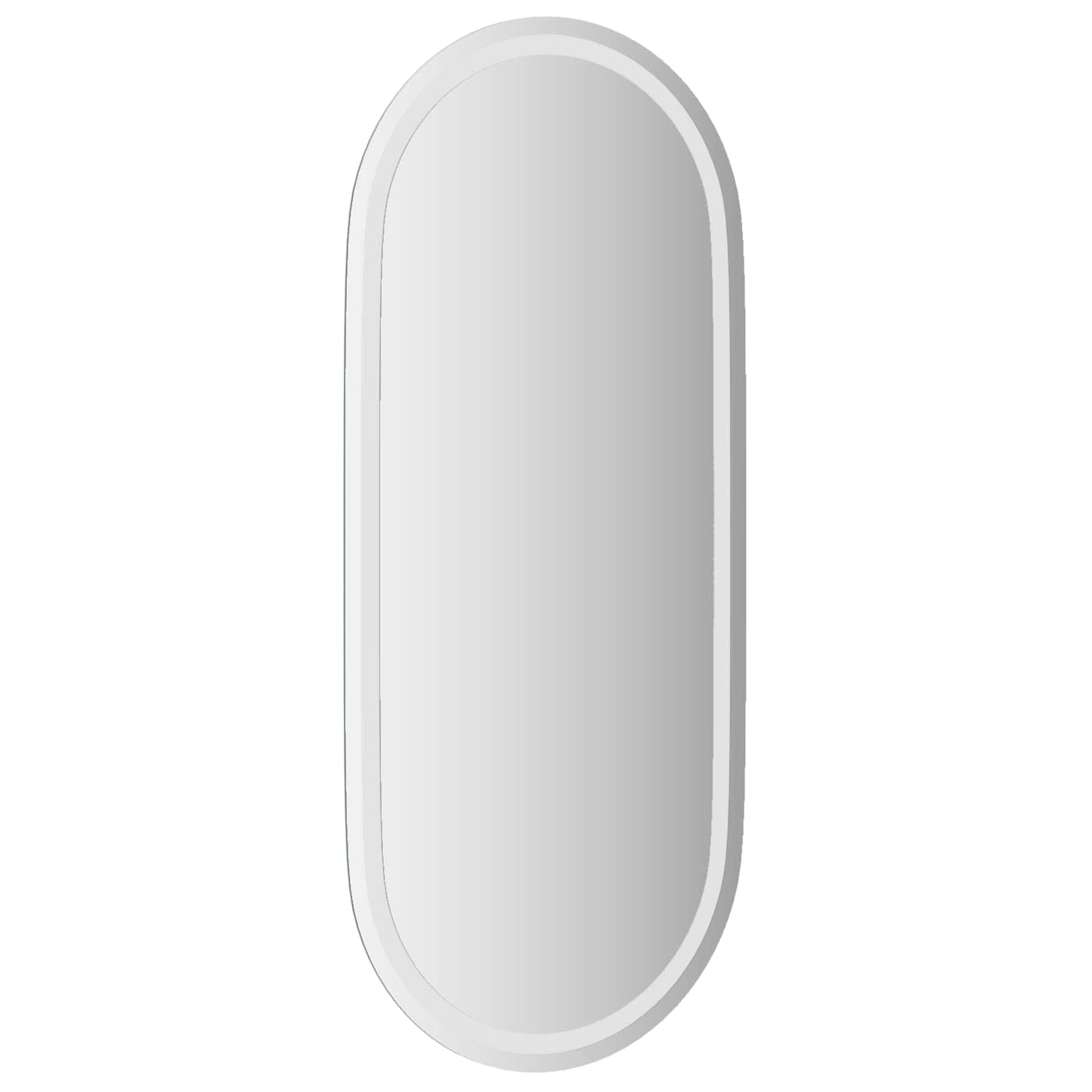 vidaXL LED Bathroom Mirror Transparent 100 x 45 cm Tempered Glass