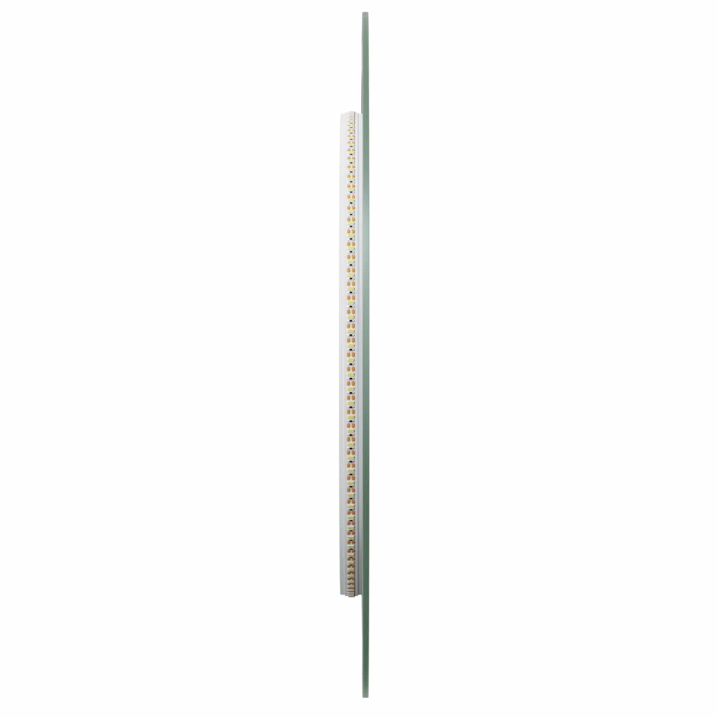 vidaXL LED Bathroom Mirror Transparent 100 x 45 cm Tempered Glass