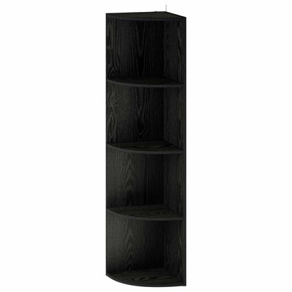 vidaXL Corner Shelf 4-Tier 31.5 x 31 x 130 cm Engineered Wood