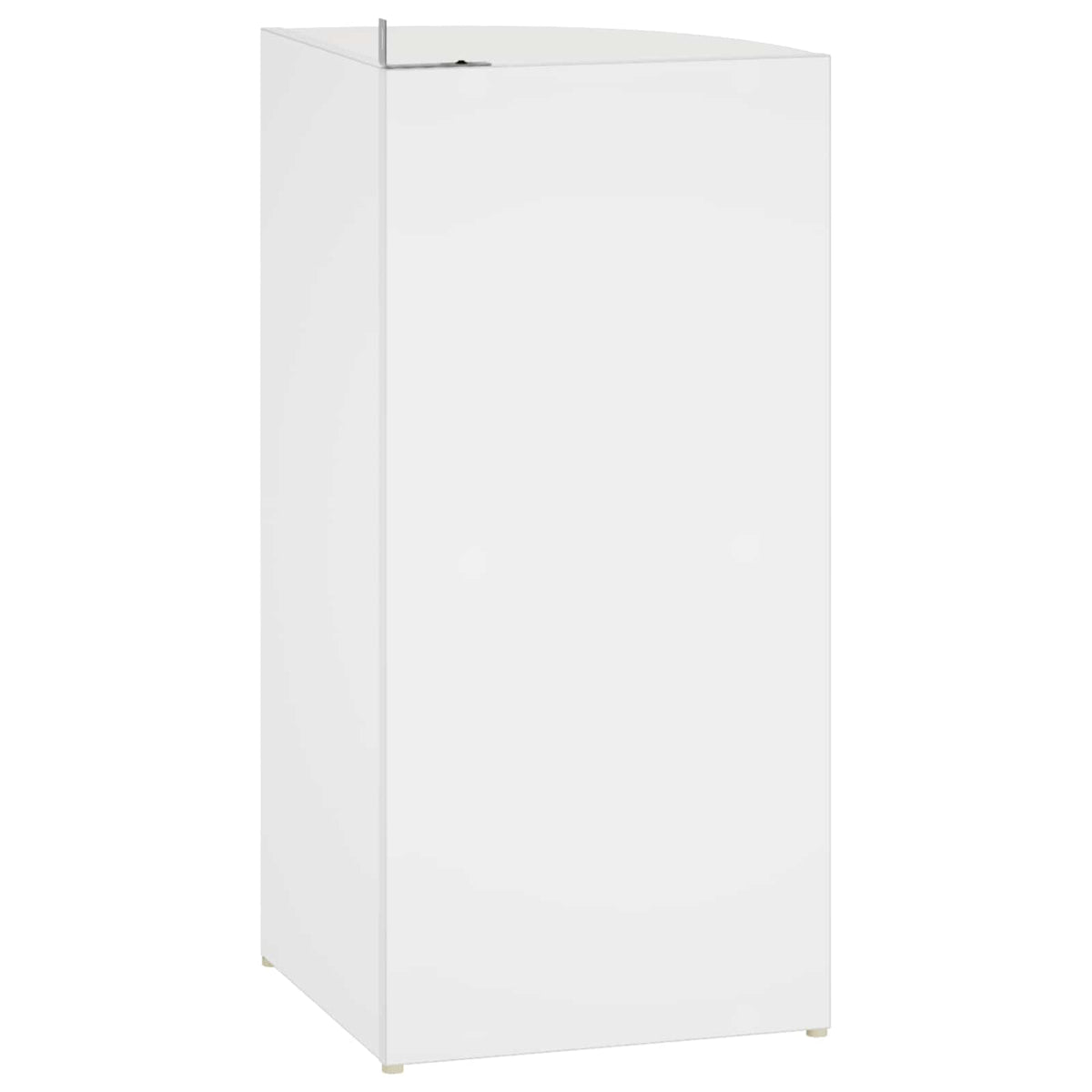vidaXL Corner Shelf 2-Tier 31.5 x 31 x 66 cm Engineered Wood White