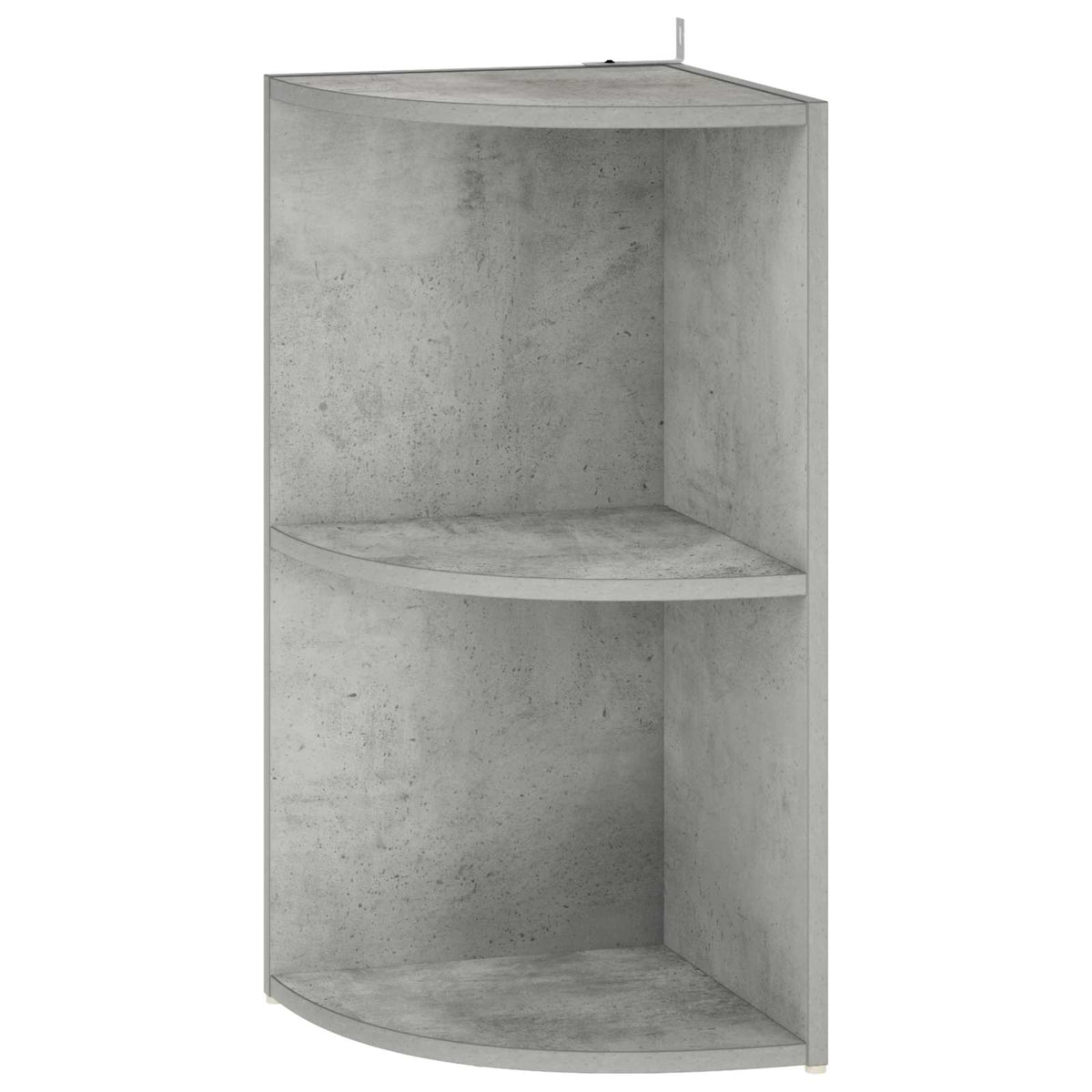 vidaXL Corner Shelf 2-Tier 31.5 x 31 x 66 cm Engineered Wood