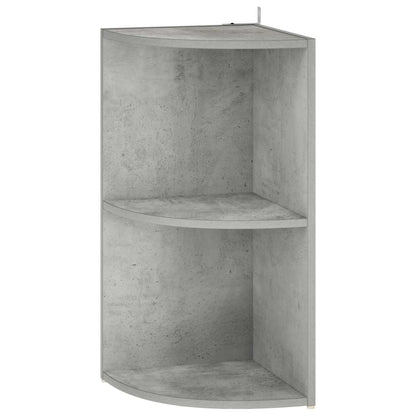 vidaXL Corner Shelf 2-Tier 31.5 x 31 x 66 cm Engineered Wood