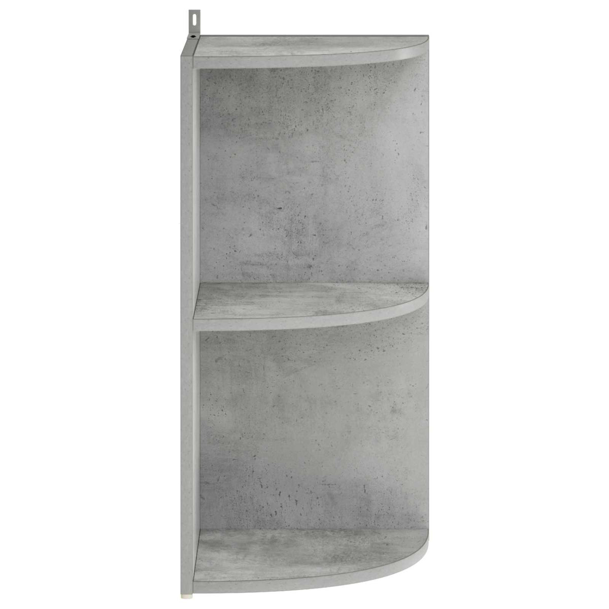 vidaXL Corner Shelf 2-Tier 31.5 x 31 x 66 cm Engineered Wood