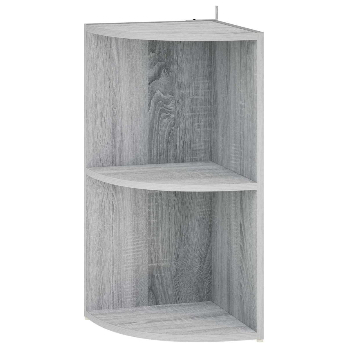 vidaXL Corner Shelf 2-Tier 31.5 x 31 x 66 cm Engineered Wood