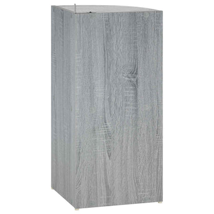vidaXL Corner Shelf 2-Tier 31.5 x 31 x 66 cm Engineered Wood