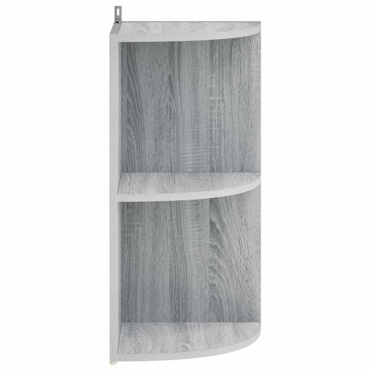 vidaXL Corner Shelf 2-Tier 31.5 x 31 x 66 cm Engineered Wood