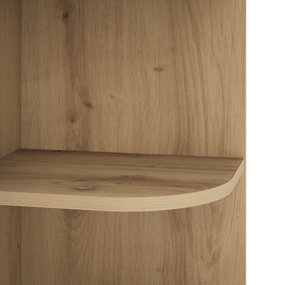 vidaXL Corner Shelf 2-Tier 31.5 x 31 x 66 cm Engineered Wood