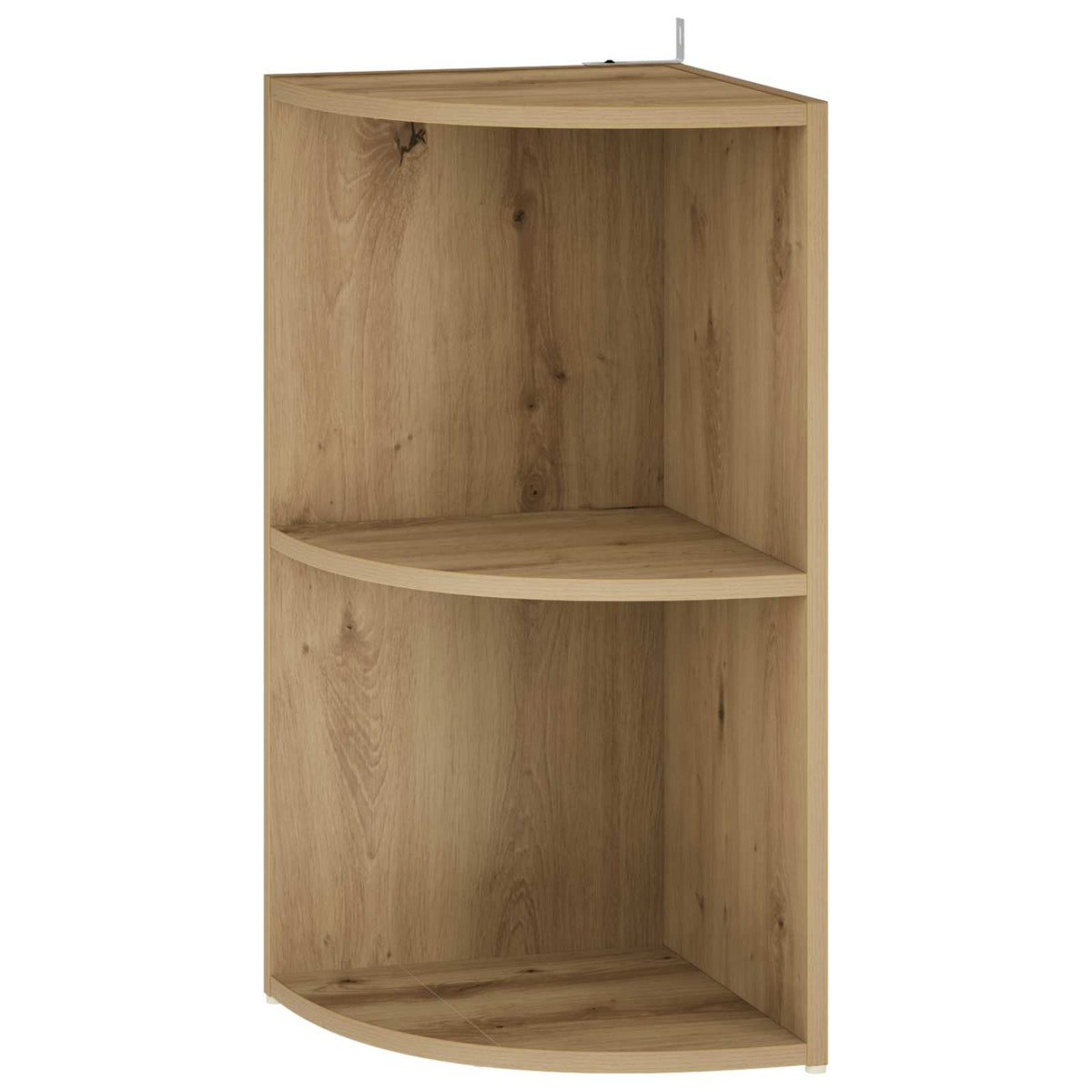 vidaXL Corner Shelf 2-Tier 31.5 x 31 x 66 cm Engineered Wood